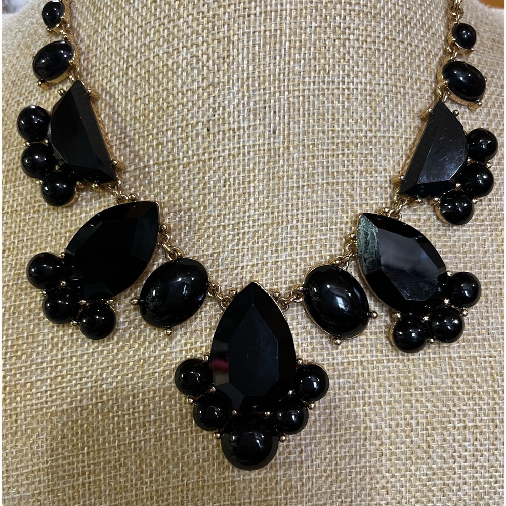 Kate Spade New York Gold-tone Black Faceted Necklace